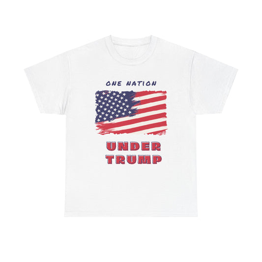 One Nation Under Trump Patriotic T-Shirt